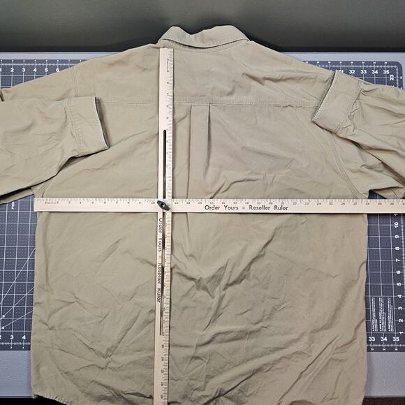 Vintage Carhartt Foreman Shirt XXL Tan Workwear Relaxed Outdoors Heavy Grunge - Picture 7 of 15